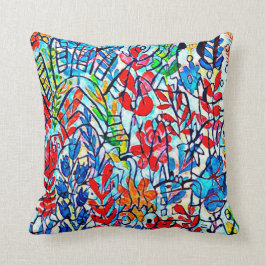 Decorativo Cojín cuadrado astral flores