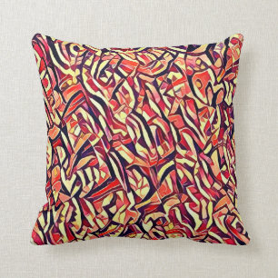 Decorativo Cojín cuadrado astral fuego