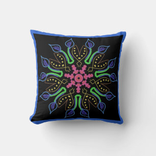 Decorativo Cojín cuadrado Jimette Diseño Mandala
