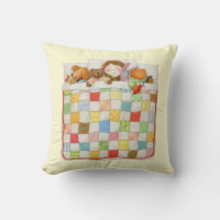 COJÍN CUADRADO PARA LANZAR COZY QUILT - Amarillo