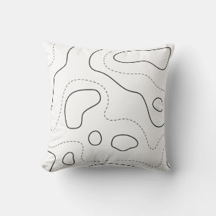 Decorativo Cojín de acento de tema del mapa