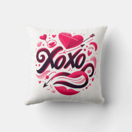 Decorativo Cojín de amor XOXO