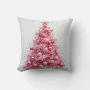 Decorativo Cojín de árbol de cinta rosada