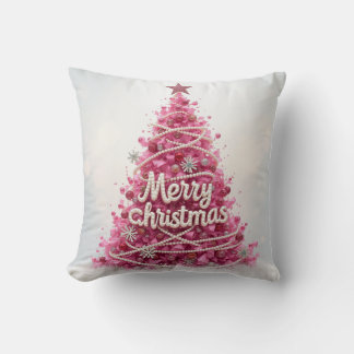 Decorativo Cojín de árbol de cinta rosada
