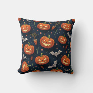 Decorativo Cojín de calabaza de Halloween