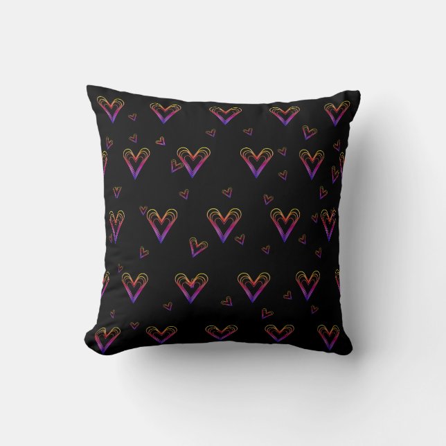 Decorativo Cojín de corazón (Anverso)
