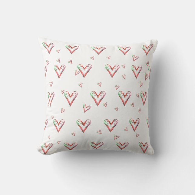 Decorativo Cojín de corazón (Anverso)