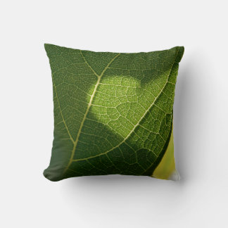 Decorativo Cojín de Corazón de Hoja Iluminada por el Sol