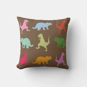 Decorativo Cojín de Dinosaurios Coloridos