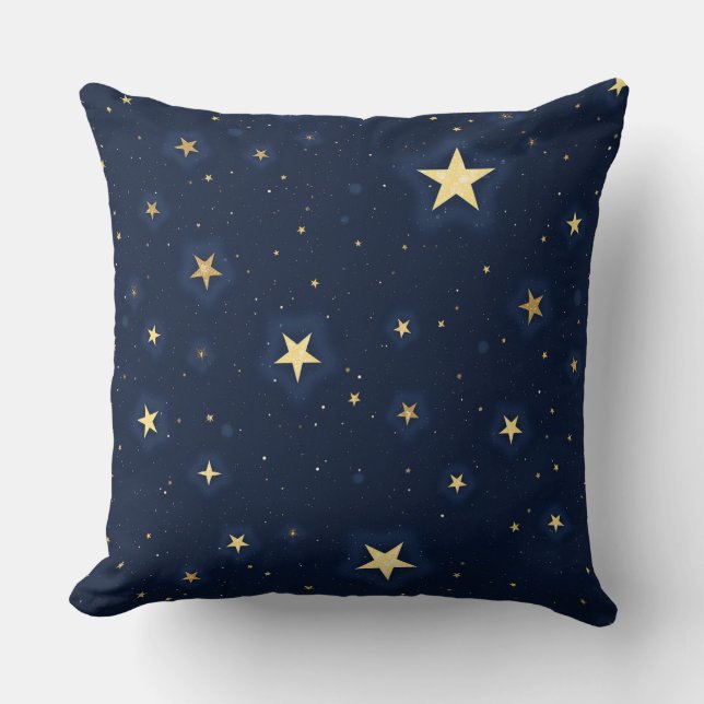 Decorativo cojín de estrellas (Anverso)