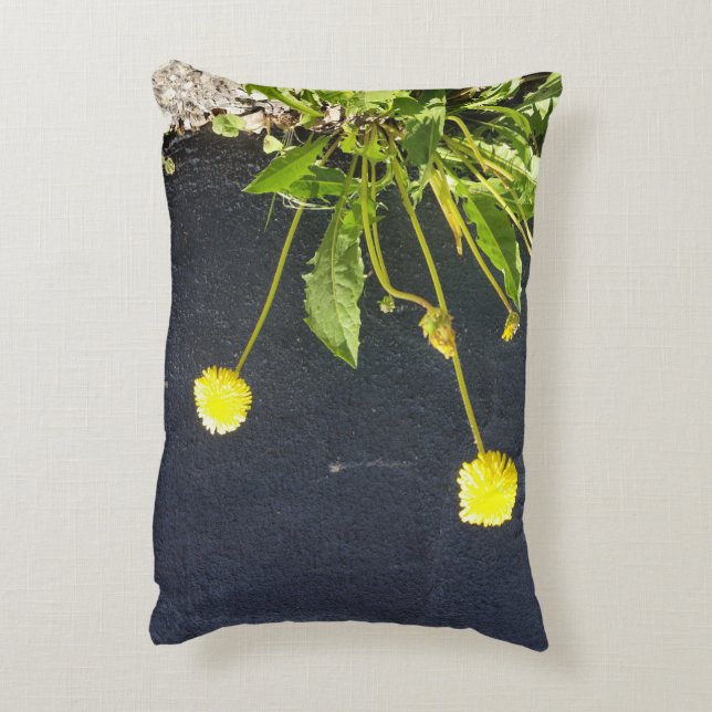 Decorativo cojín de flores (Atrás (Vertical))