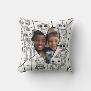 Decorativo Cojín de fotos con color para robots