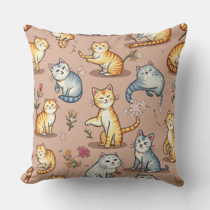 Decorativo cojín de gato
