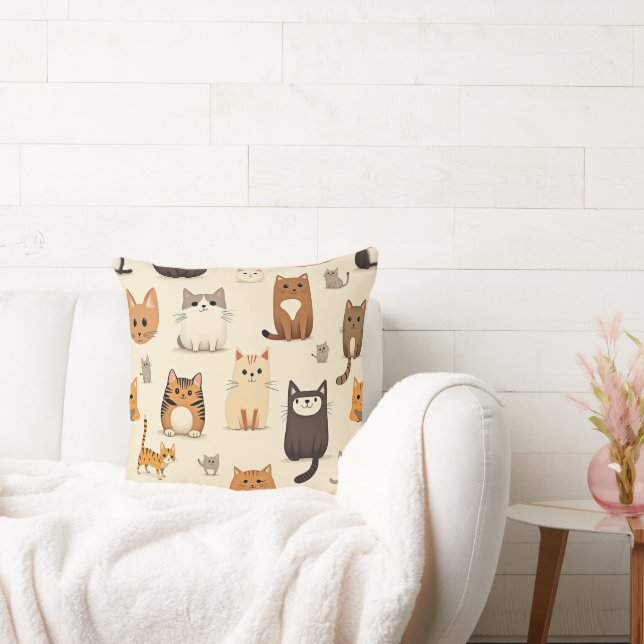 Decorativo cojín de gato (Sofá)