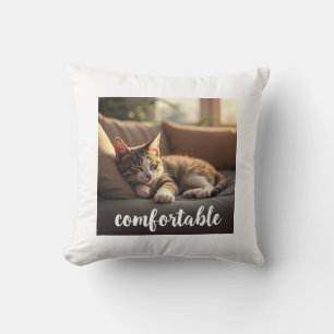 Decorativo cojín de gato