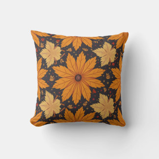 Decorativo cojín de hojas caídas