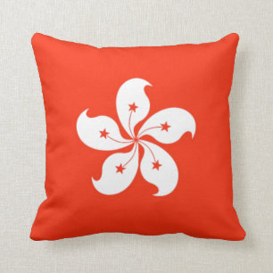 Decorativo Cojín de la bandera de Hong Kong