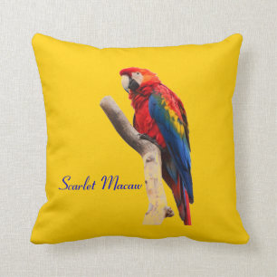 Decorativo Cojín de lanza de oro de escarlata