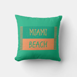 DECORATIVO COJÍN DE MIAMI BEACH