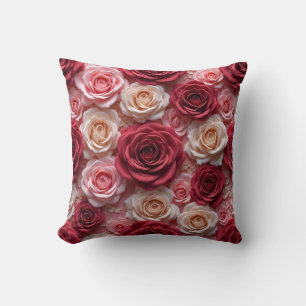 Decorativo cojín de patrón Rosa
