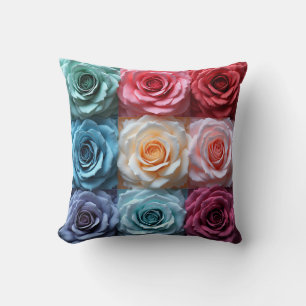 Decorativo cojín de patrón Rosa