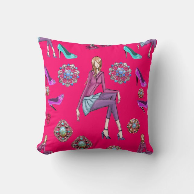 Decorativo cojín de tirar decore zapatos (Anverso)