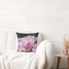 Decorativo Cojín de tulipán rosa