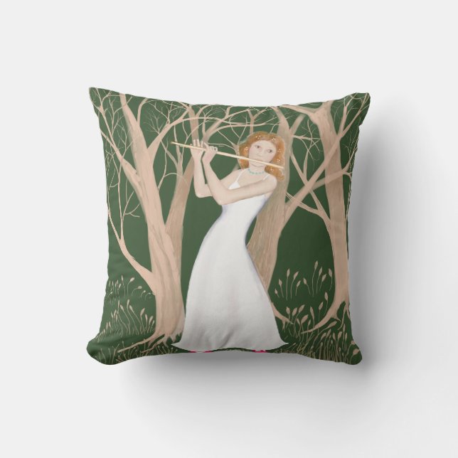 Decorativo cojín decorado (Anverso)