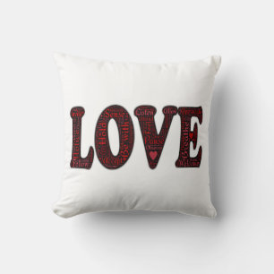 Decorativo Cojín decorativo/amor de algodón de grado A