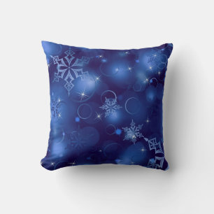 Decorativo Cojín decorativo/copos de nieve