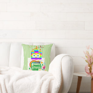 Decorativo Cojín decorativo, feliz cumpleaños Día de San Patr