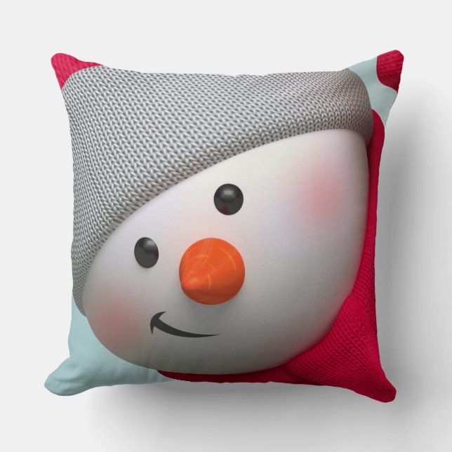 Decorativo Cojín decorativo/Snowman (Anverso)