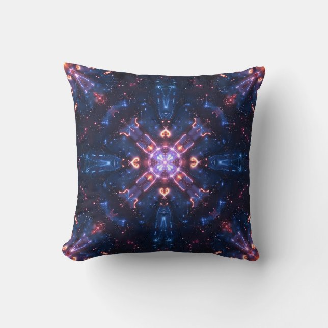 Decorativo Cojín del mundo espacial (Anverso)