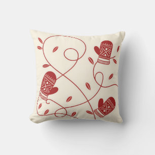 Decorativo Cojín del patrón de Mitten nórdico