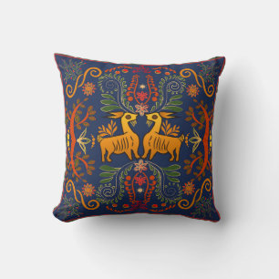 Decorativo Cojín diseño étnico de cabras