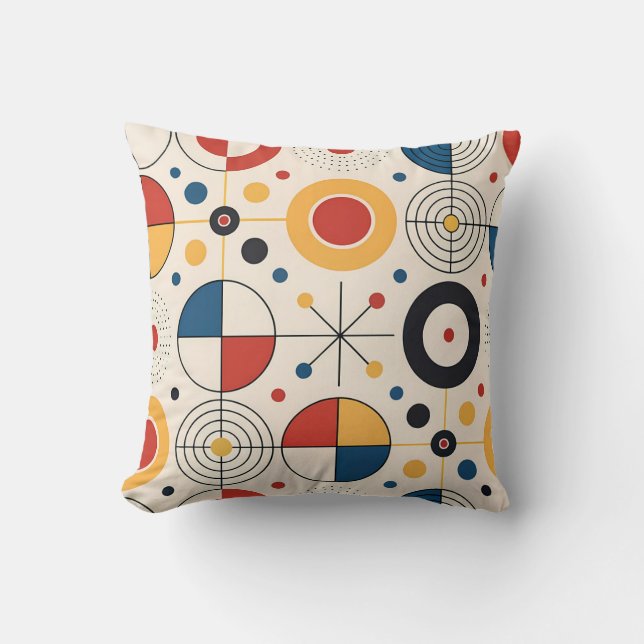 Decorativo Cojín diseño geométrico  (Anverso)