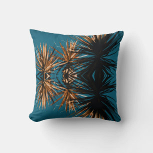 Decorativo Cojín Efecto Caleidoscopio de Planta Tropical