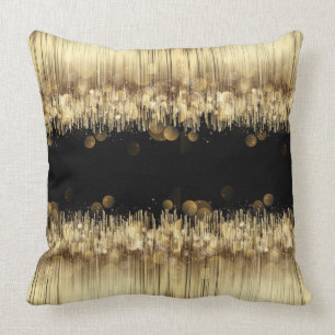 Decorativo Cojín EXCLUSIVO - LUJO DORADO NEGRO