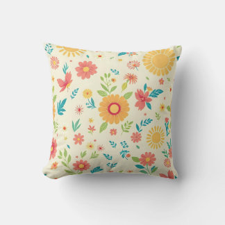 Decorativo Cojín floral de verano