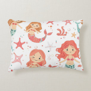 Decorativo Cojín infantil con sirenas