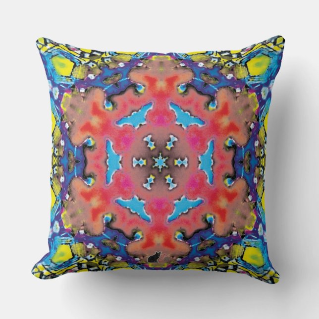 Decorativo Cojín Kaleidoscopio de Amonio (Anverso)