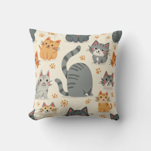 Decorativo cojín lindo gato