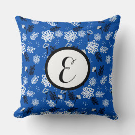 Decorativo Cojín Lumbar Blue leaves romantic garden