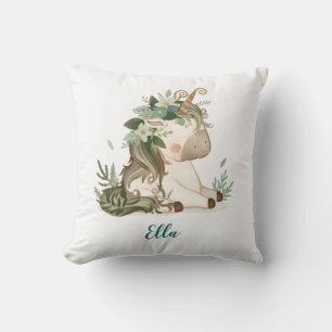 Decorativo Cojín Lumbar para Cuarto de Bebé de Caballito Ador