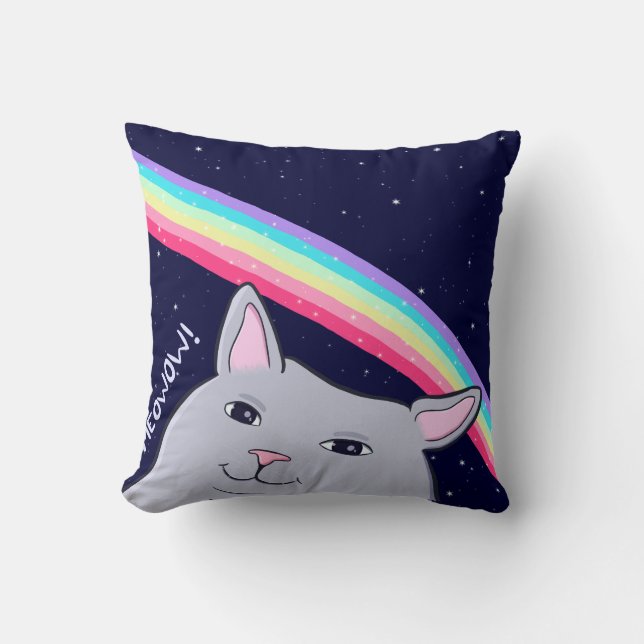 Decorativo Cojín Meow (Anverso)