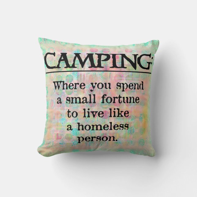 Decorativo Cojín para Autocaravana o Camper (Anverso)