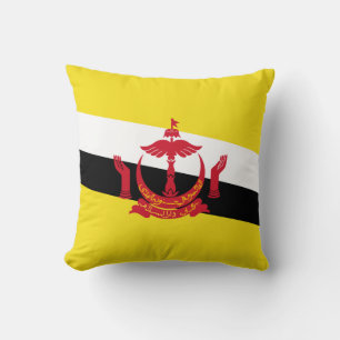 Decorativo Cojín Patriótico de la Bandera de Brunéi