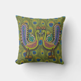Decorativo Cojín Pavo Real