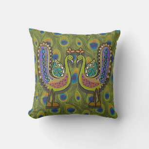 Decorativo Cojín Pavo Real