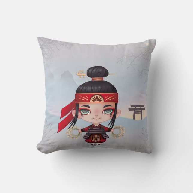 Decorativo Cojín pequeño samurai (Anverso)